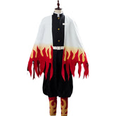 Demon Slayer Kimetsu no Yaiba Kyojuro Rengoku Kostüm Cosplay Kostüm Set